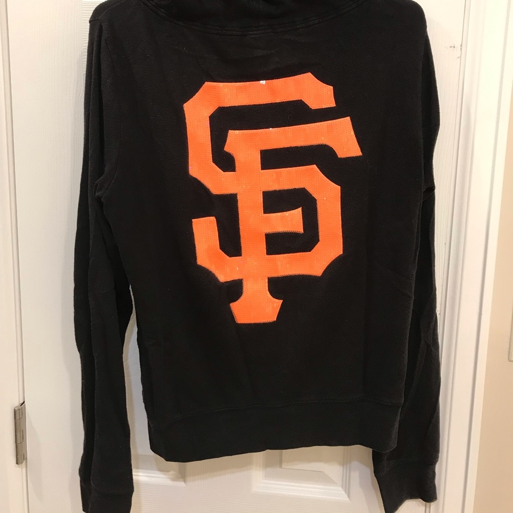 San Francisco Giants black hoodie zip up